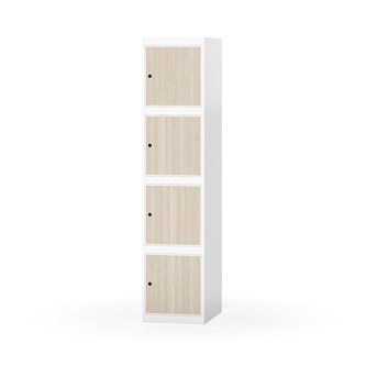 Novis koulukaappi, tasakatto, 4:1, L40 cm