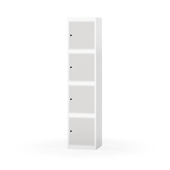 Novis koulukaappi, tasakatto, 4:1, L40 cm