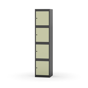 Novis koulukaappi, tasakatto, 4:1, L40 cm