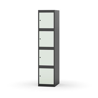 Novis koulukaappi, tasakatto, 4:1, L40 cm