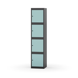 Novis koulukaappi, tasakatto, 4:1, L40 cm