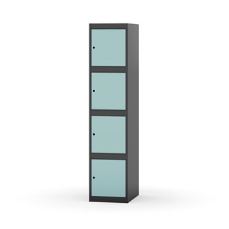 Novis koulukaappi, tasakatto, 4:1, L40 cm