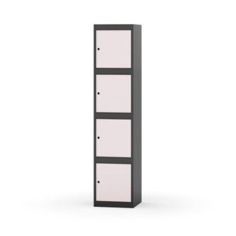 Novis koulukaappi, tasakatto, 4:1, L40 cm