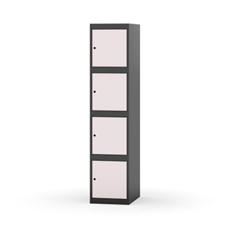 Novis koulukaappi, tasakatto, 4:1, L40 cm