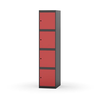 Novis koulukaappi, tasakatto, 4:1, L40 cm