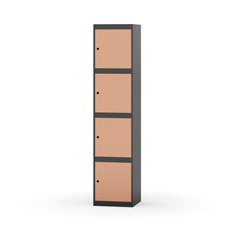 Novis koulukaappi, tasakatto, 4:1, L40 cm