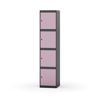 Novis koulukaappi, tasakatto, 4:1, L40 cm