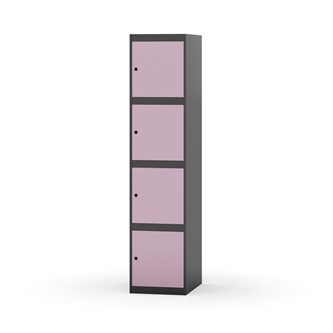 Novis koulukaappi, tasakatto, 4:1, L40 cm