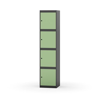 Novis koulukaappi, tasakatto, 4:1, L40 cm