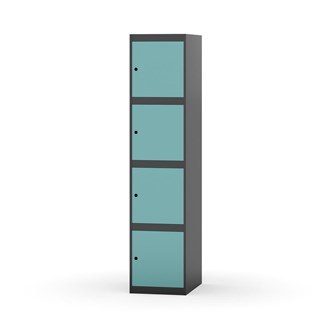 Novis koulukaappi, tasakatto, 4:1, L40 cm