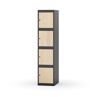 Novis koulukaappi, tasakatto, 4:1, L40 cm