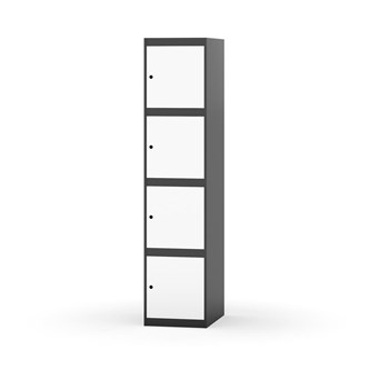 Novis koulukaappi, tasakatto, 4:1, L40 cm