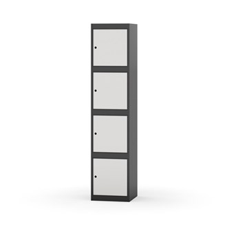 Novis koulukaappi, tasakatto, 4:1, L40 cm