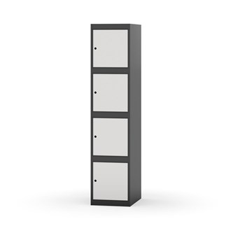 Novis koulukaappi, tasakatto, 4:1, L40 cm