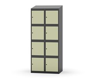 Novis koulukaappi, vinokatto, 4:2, L80 cm