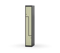 Novis Z koulukaappi, tasakatto, 2-lok, L 30 cm