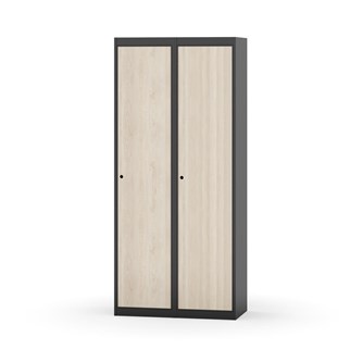 Novis vaatekaappi, tasakatto, 1:2, L80 cm