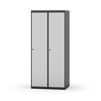 Novis vaatekaappi, tasakatto, 1:2, L80 cm