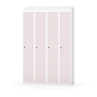 Novis vaatekaappi, vinokatto, 1:4, L120 cm