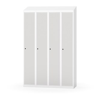 Novis vaatekaappi, vinokatto, 1:4, L120 cm