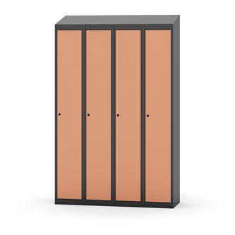 Novis vaatekaappi, vinokatto, 1:4, L120 cm