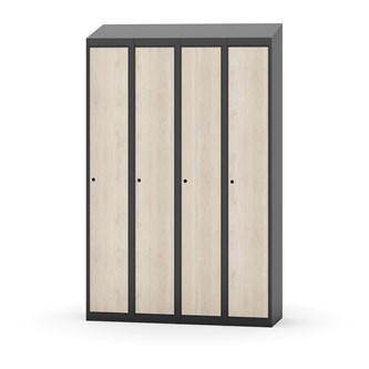 Novis vaatekaappi, vinokatto, 1:4, L120 cm
