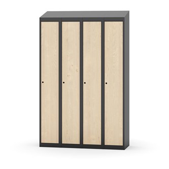 Novis vaatekaappi, vinokatto, 1:4, L120 cm
