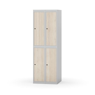 Novis vaatekaappi, tasakatto, 2:2, L60 cm