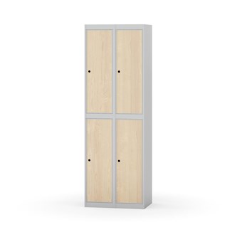 Novis vaatekaappi, tasakatto, 2:2, L60 cm