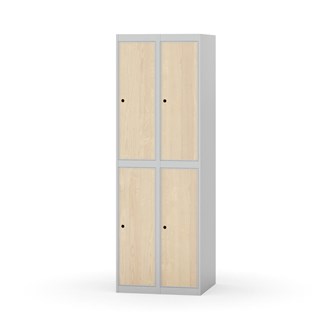 Novis vaatekaappi, tasakatto, 2:2, L60 cm