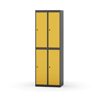 Novis vaatekaappi, tasakatto, 2:2, L60 cm