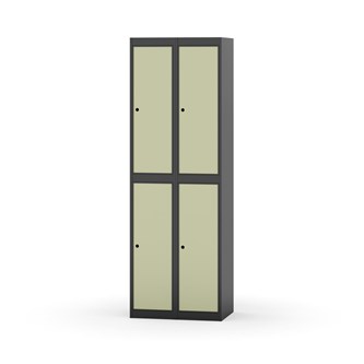 Novis vaatekaappi, tasakatto, 2:2, L60 cm