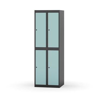 Novis vaatekaappi, tasakatto, 2:2, L60 cm