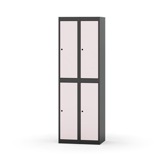 Novis vaatekaappi, tasakatto, 2:2, L60 cm