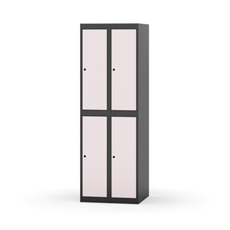 Novis vaatekaappi, tasakatto, 2:2, L60 cm