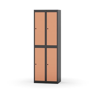 Novis vaatekaappi, tasakatto, 2:2, L60 cm