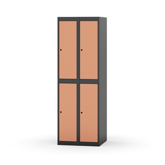Novis vaatekaappi, tasakatto, 2:2, L60 cm