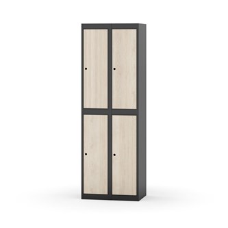 Novis vaatekaappi, tasakatto, 2:2, L60 cm