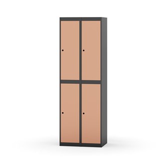 Novis vaatekaappi, tasakatto, 2:2, L60 cm