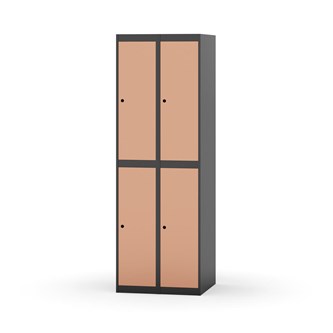 Novis vaatekaappi, tasakatto, 2:2, L60 cm