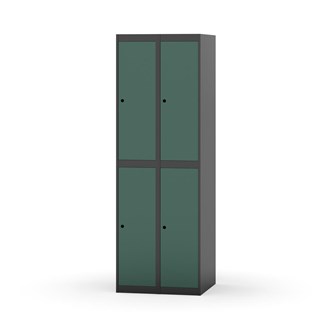 Novis vaatekaappi, tasakatto, 2:2, L60 cm