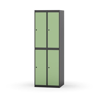 Novis vaatekaappi, tasakatto, 2:2, L60 cm