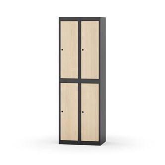 Novis vaatekaappi, tasakatto, 2:2, L60 cm