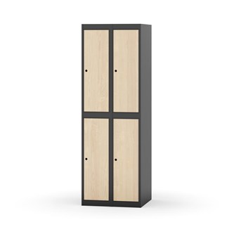 Novis vaatekaappi, tasakatto, 2:2, L60 cm