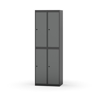 Novis vaatekaappi, tasakatto, 2:2, L60 cm