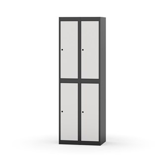 Novis vaatekaappi, tasakatto, 2:2, L60 cm