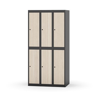 Novis vaatekaappi, tasakatto, 2:3, L90 cm