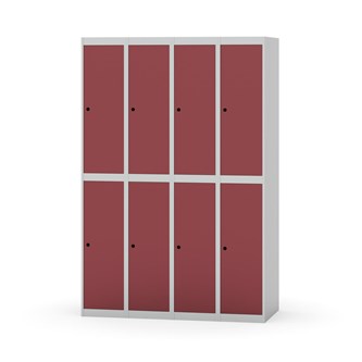 Novis vaatekaappi, tasakatto, 2:4, L120 cm