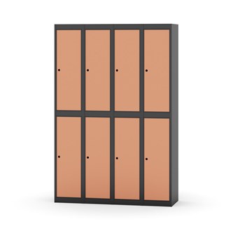 Novis vaatekaappi, tasakatto, 2:4, L120 cm