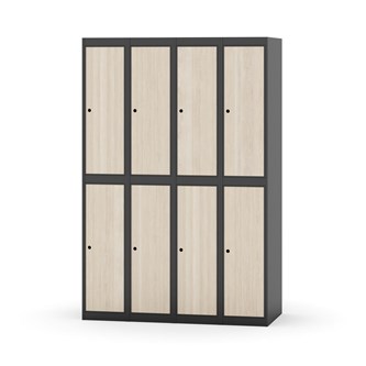 Novis vaatekaappi, tasakatto, 2:4, L120 cm